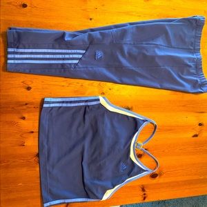 Adidas women’s 2 piece workout tights